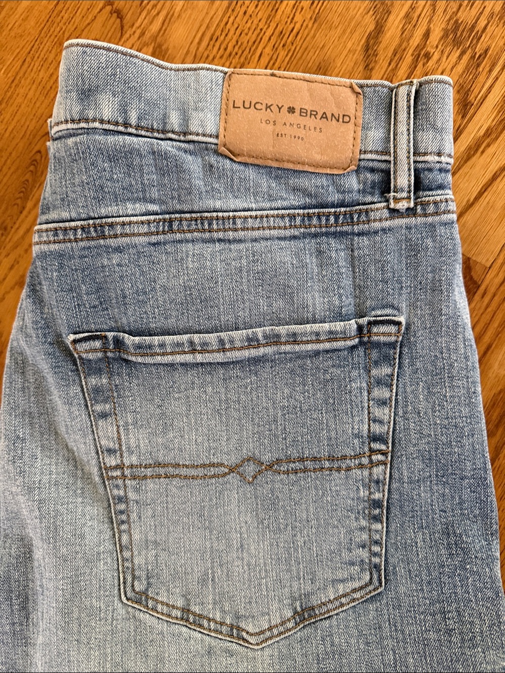 Lucky Brand Men's Light Blue 412 Athletic Slim Jeans 34x30